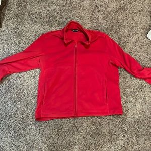 Red Urban Frontier fleece zip jacket.